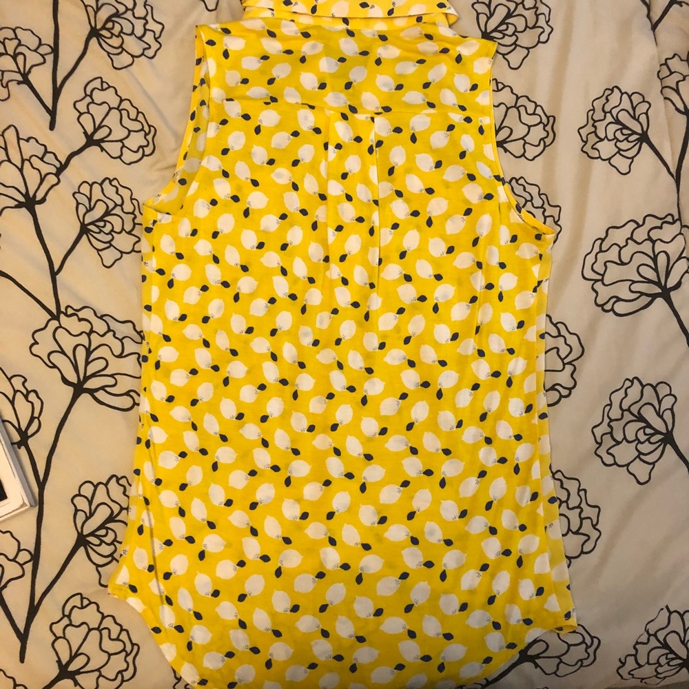 [ LOFT ] Lemon Collared Shell - Picture 3 of 4
